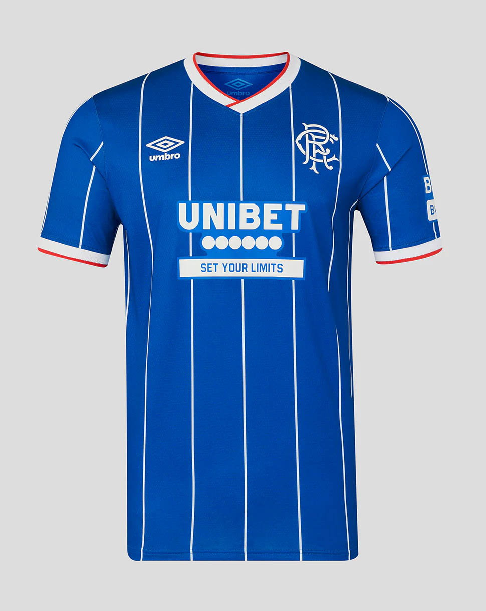 Camisa titular do Rangers FC 2026-2027 Umbro kit
