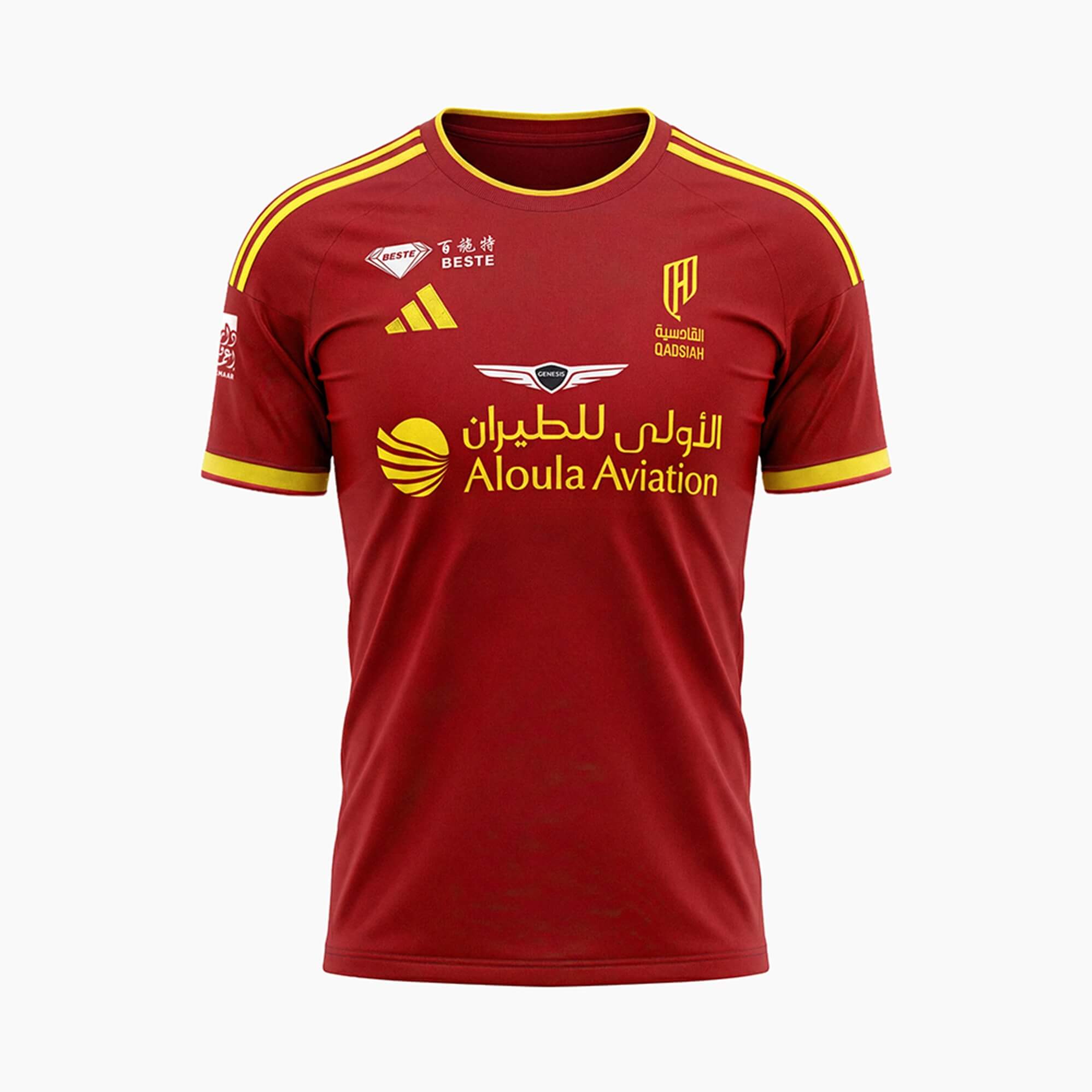 Camisas do Al-Qadisiah 2026-2027 adidas Home kit