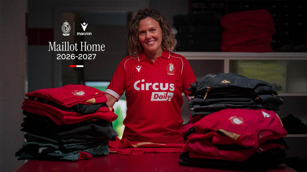 Camisa titular do Standard Liège 2026-2027 Macron