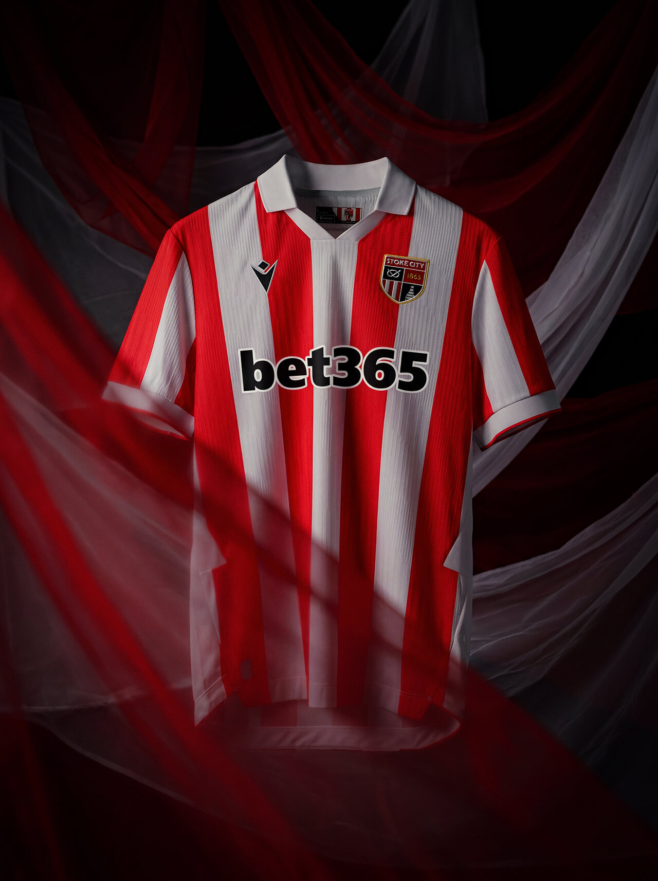 Camisa titular do Stoke City 2026-2027 Macron