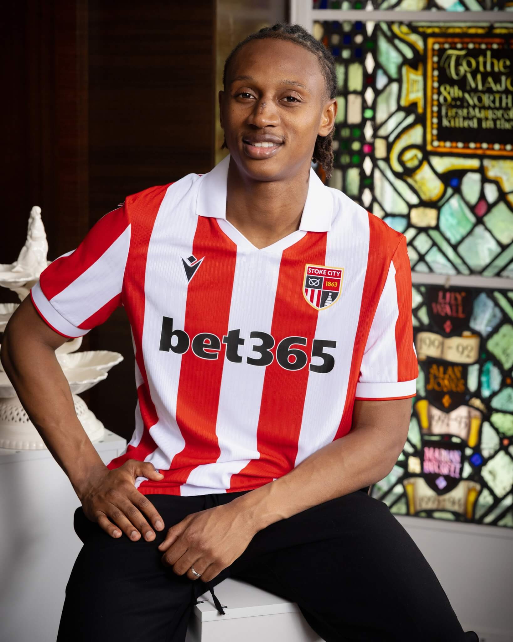 Camisa titular do Stoke City 2026-2027 Macron