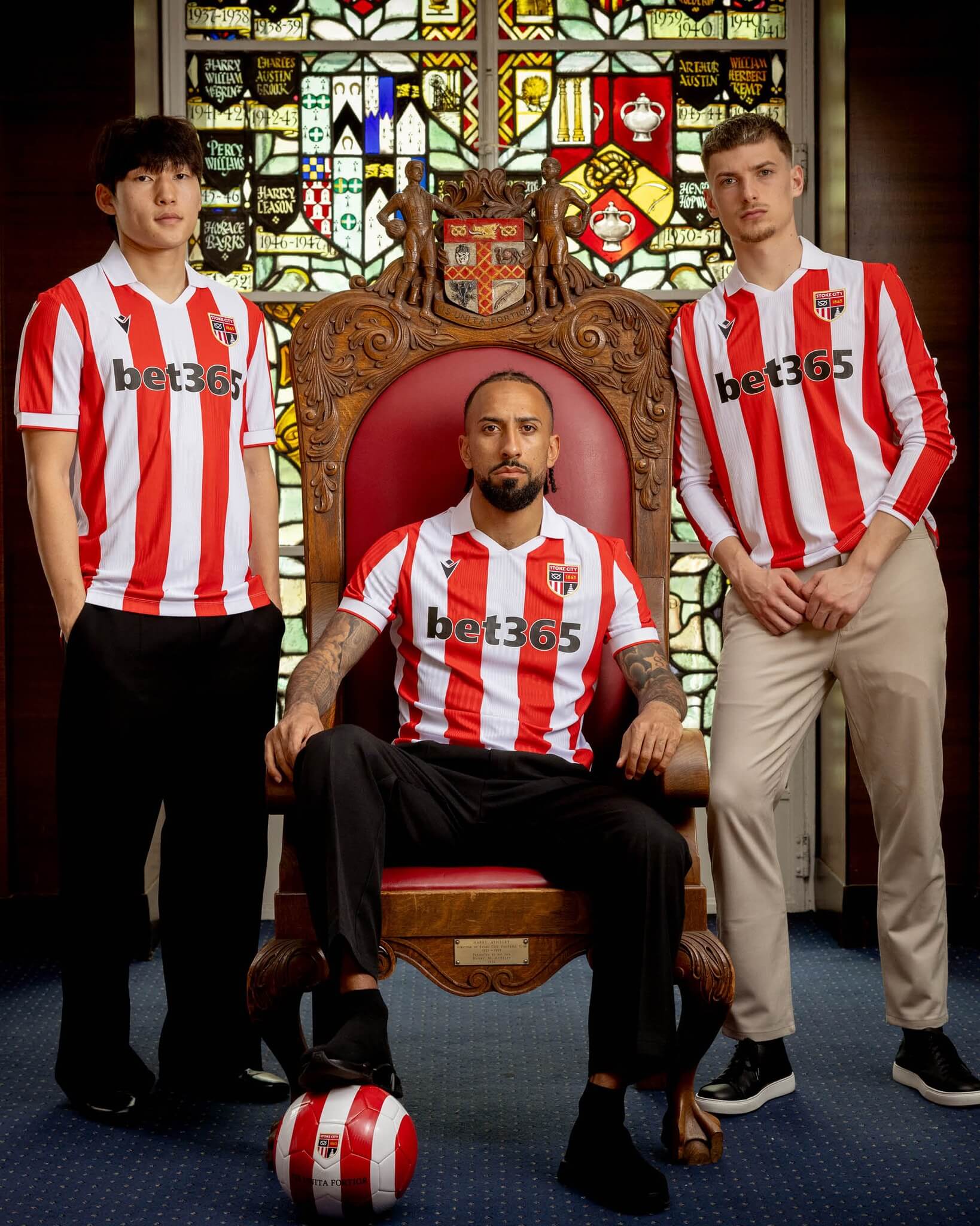 Camisa titular do Stoke City 2026-2027 Macron