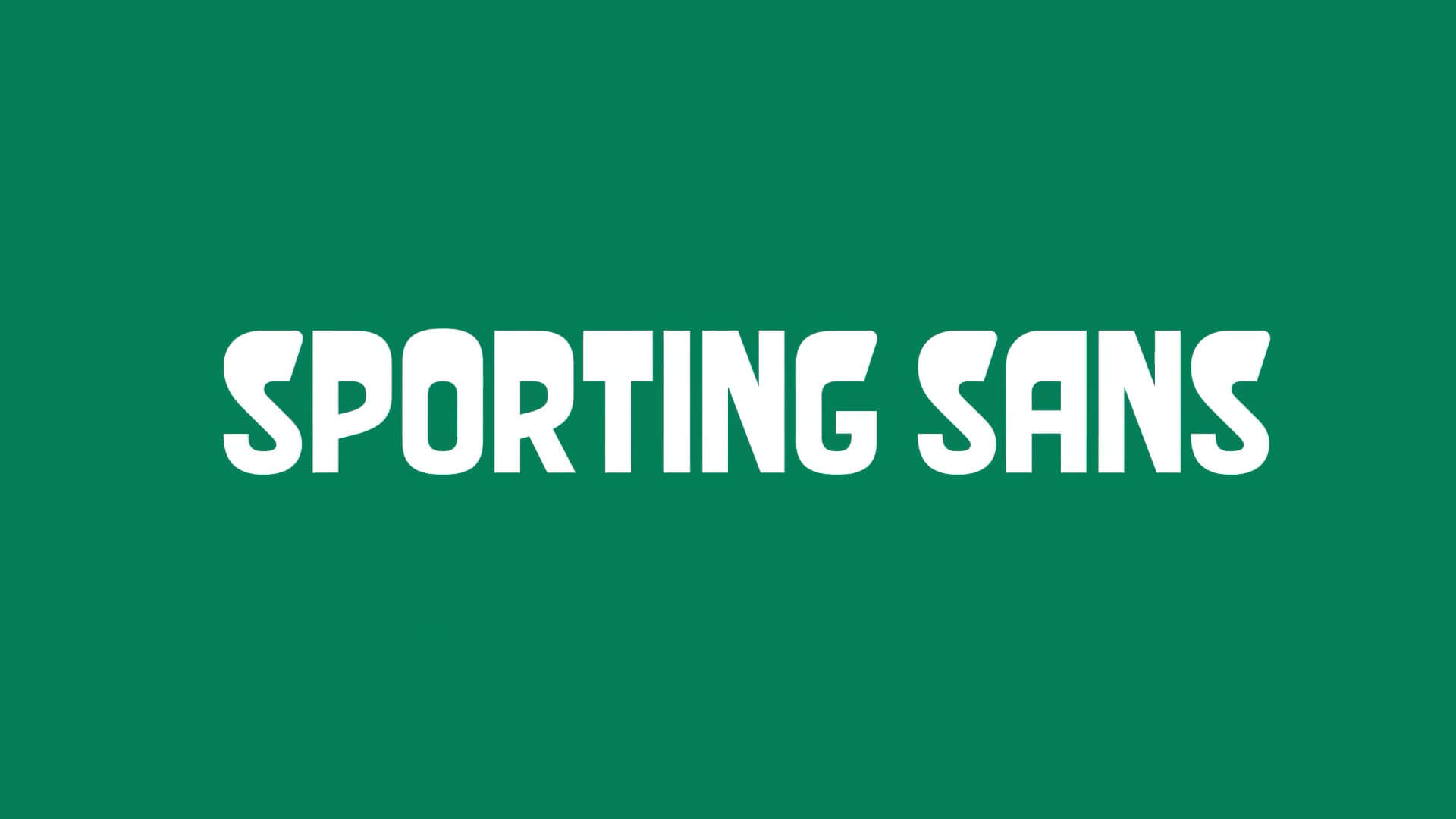 Nova Tipografia Sporting Sans