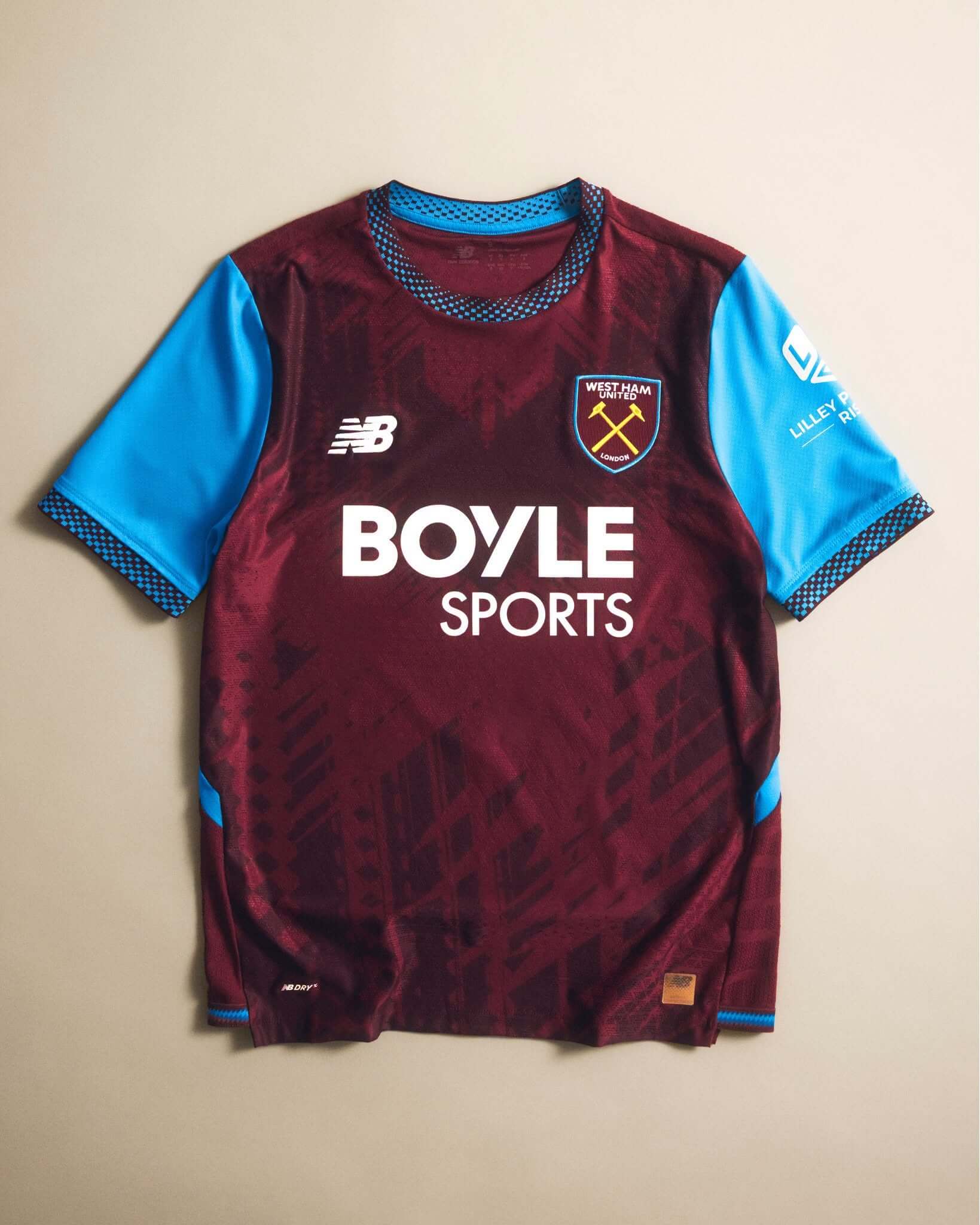 Camisa titular do West Ham 2026-2027 New Balance