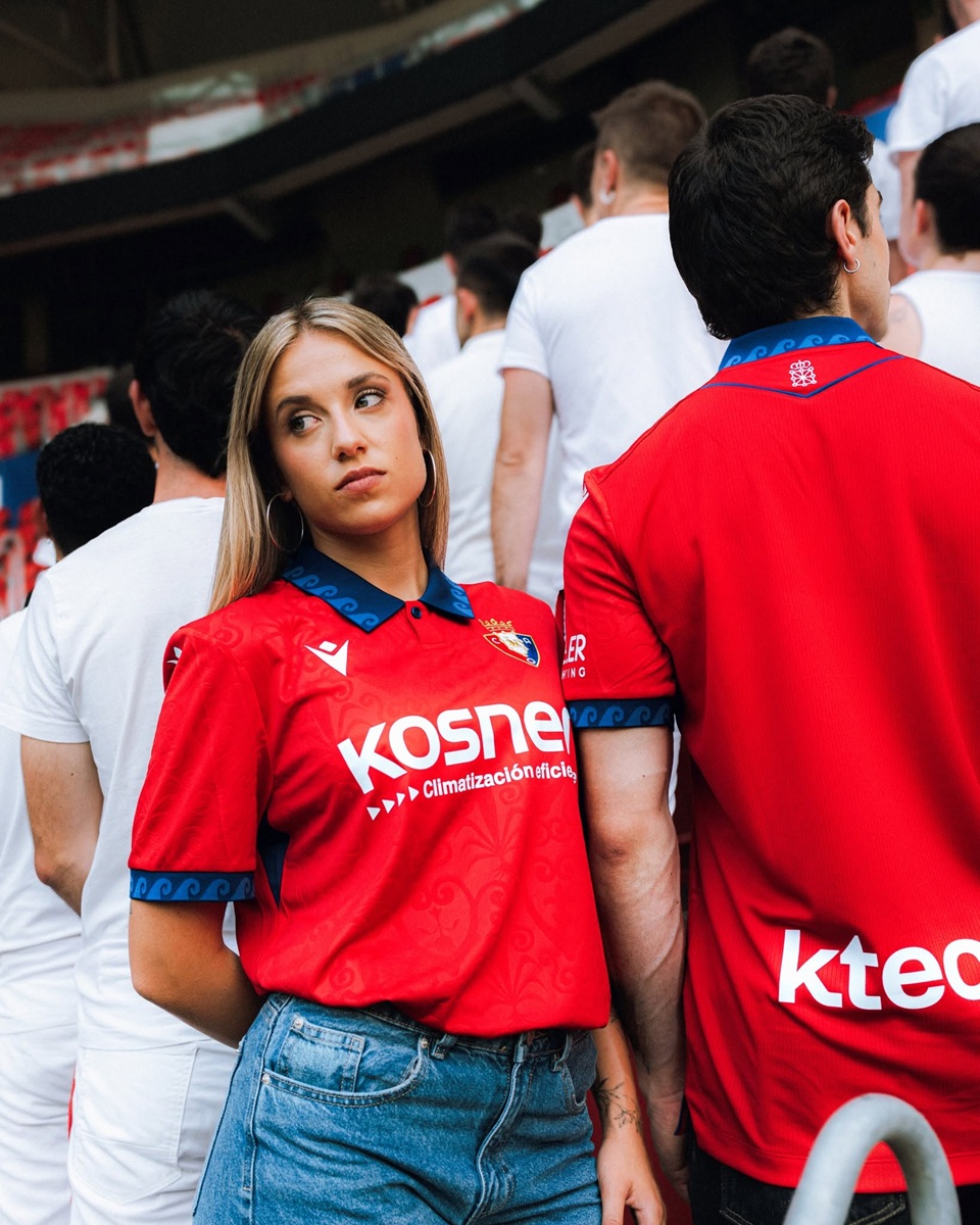 Camisa titular do Osasuna 2026-2027 Macron