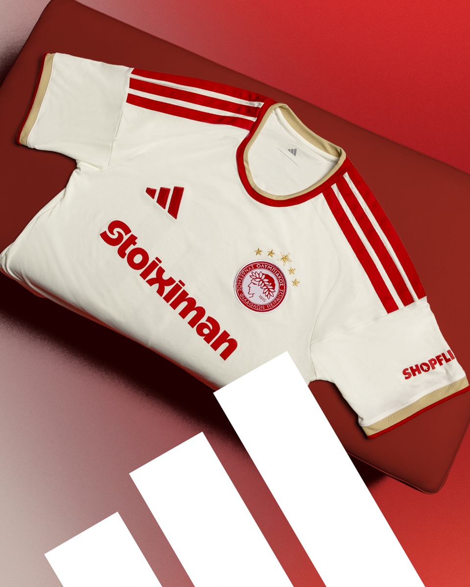 camisa reserva do Olympiacos 2026-2027 adidas