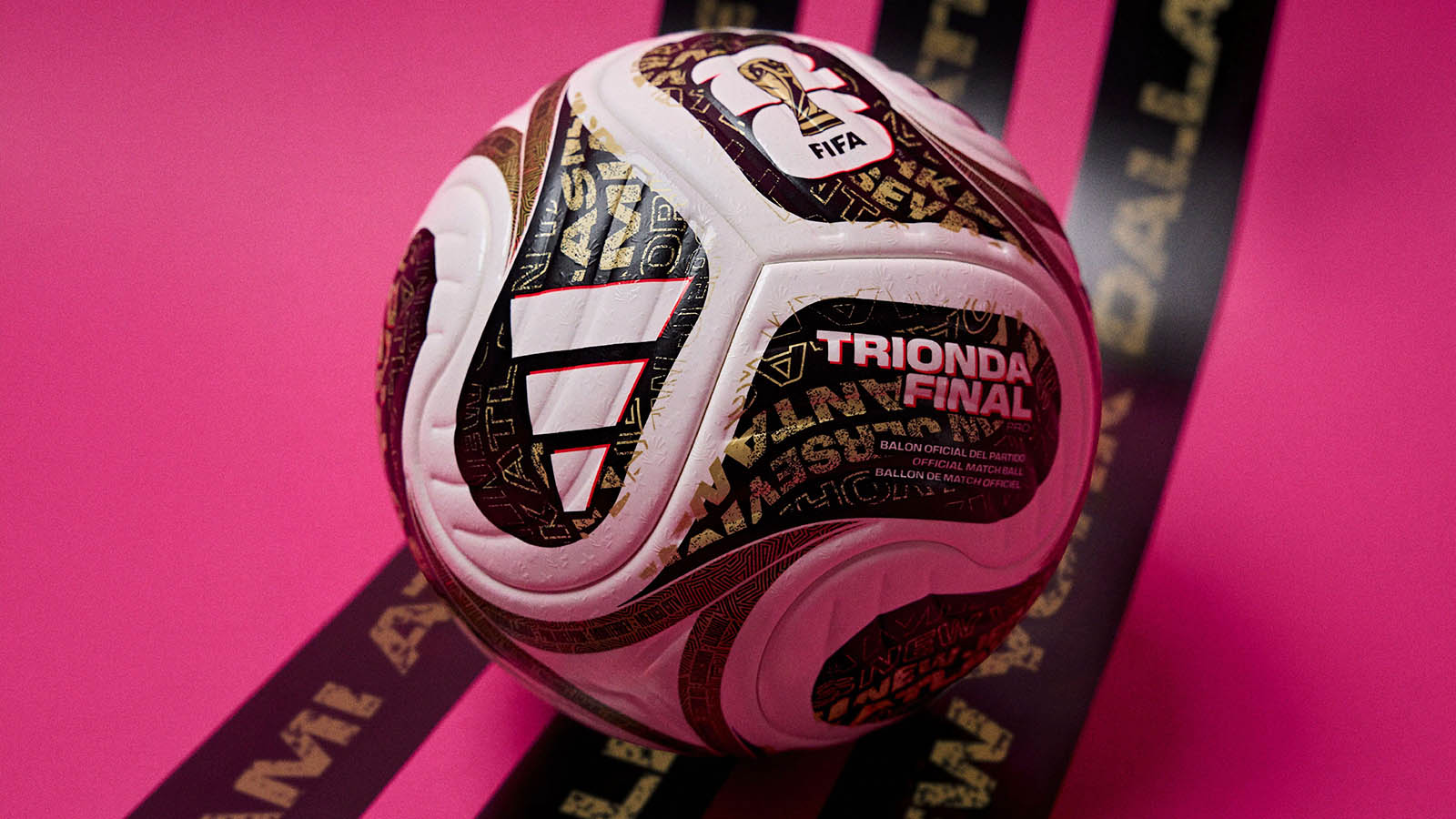 adidas revela a TRIONDA FINAL, bola das fases decisivas da Copa do Mundo 2026