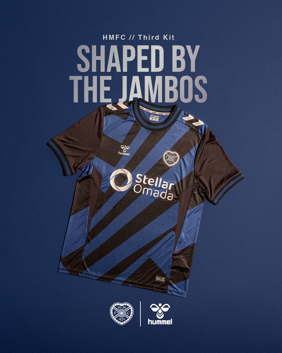 Terceira camisa hearts 2026-2027 hummel