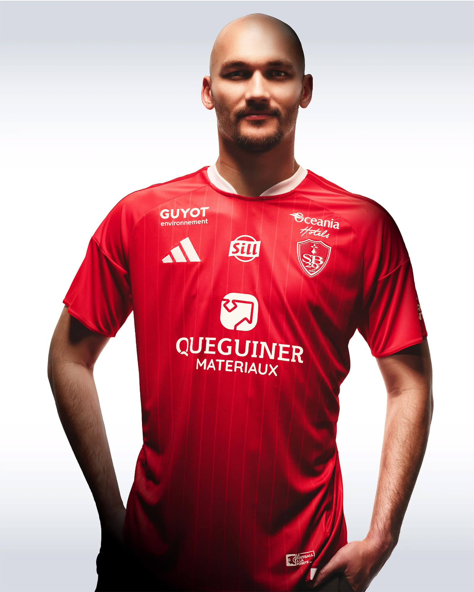 Camisa titular do Brest 2026-2027 adidas