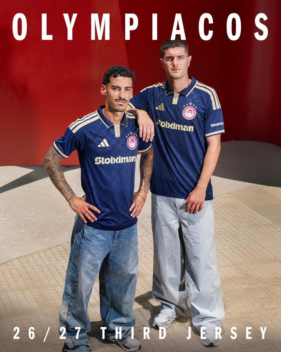 terceira camisa olympiacos 2026-2027 adidas
