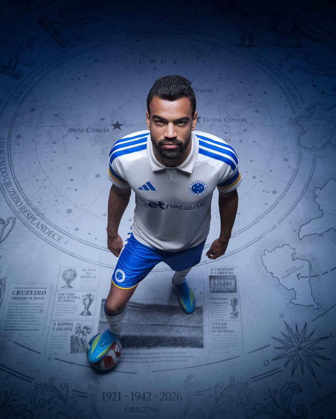 Terceira camisa do Cruzeiro 2026-2027 adidas