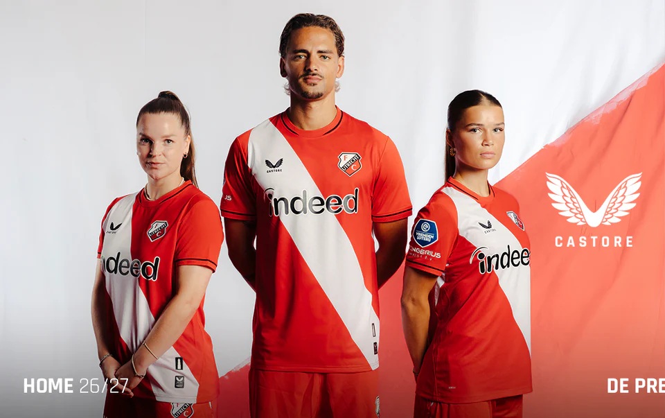 Camisa titular utrecht 2026-2027 castore