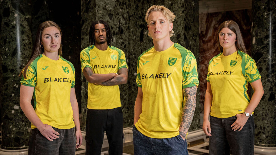 Camisa titular do Norwich City 2026-2027 JOMA