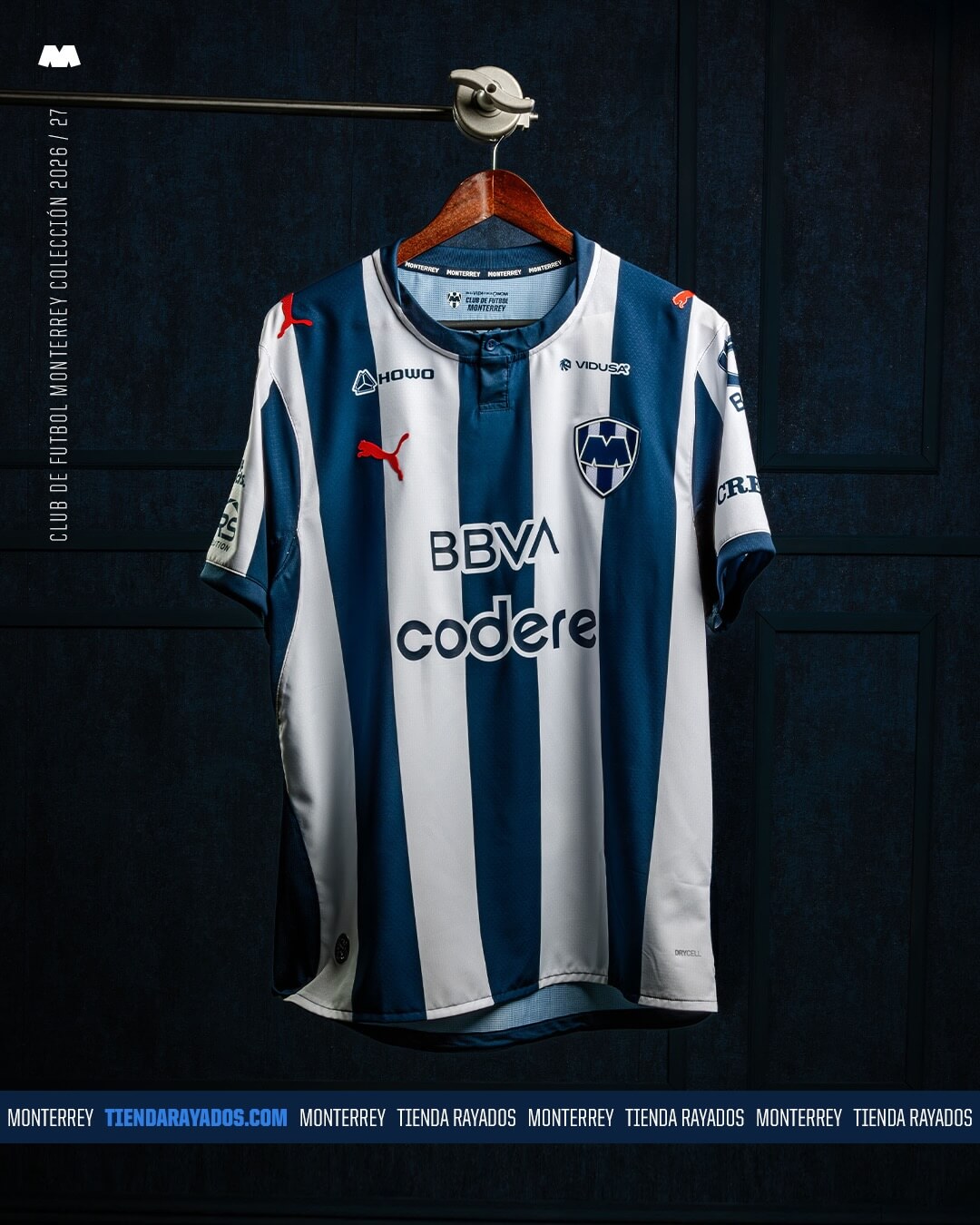 Camisa titular do Rayados de Monterrey 2026-2027 PUMA