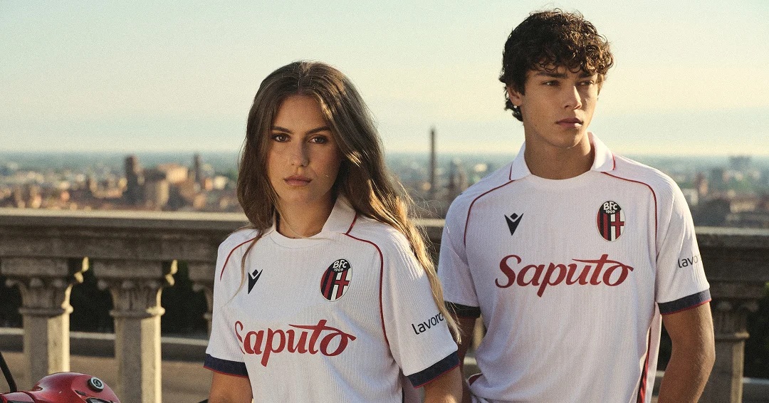 Camisa reserva do Bologna 2026-2027 Macron
