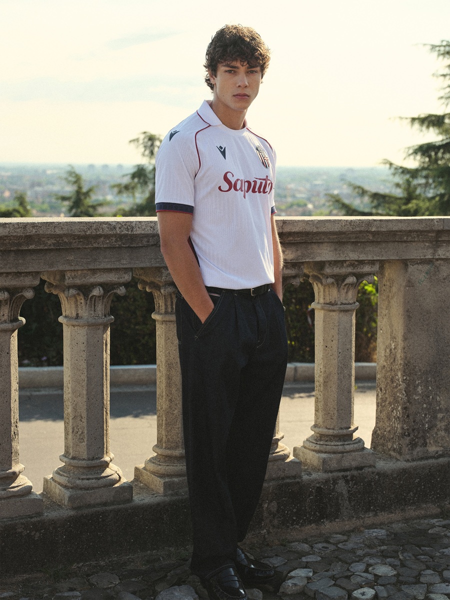 Camisa reserva do Bologna 2026-2027 Macron