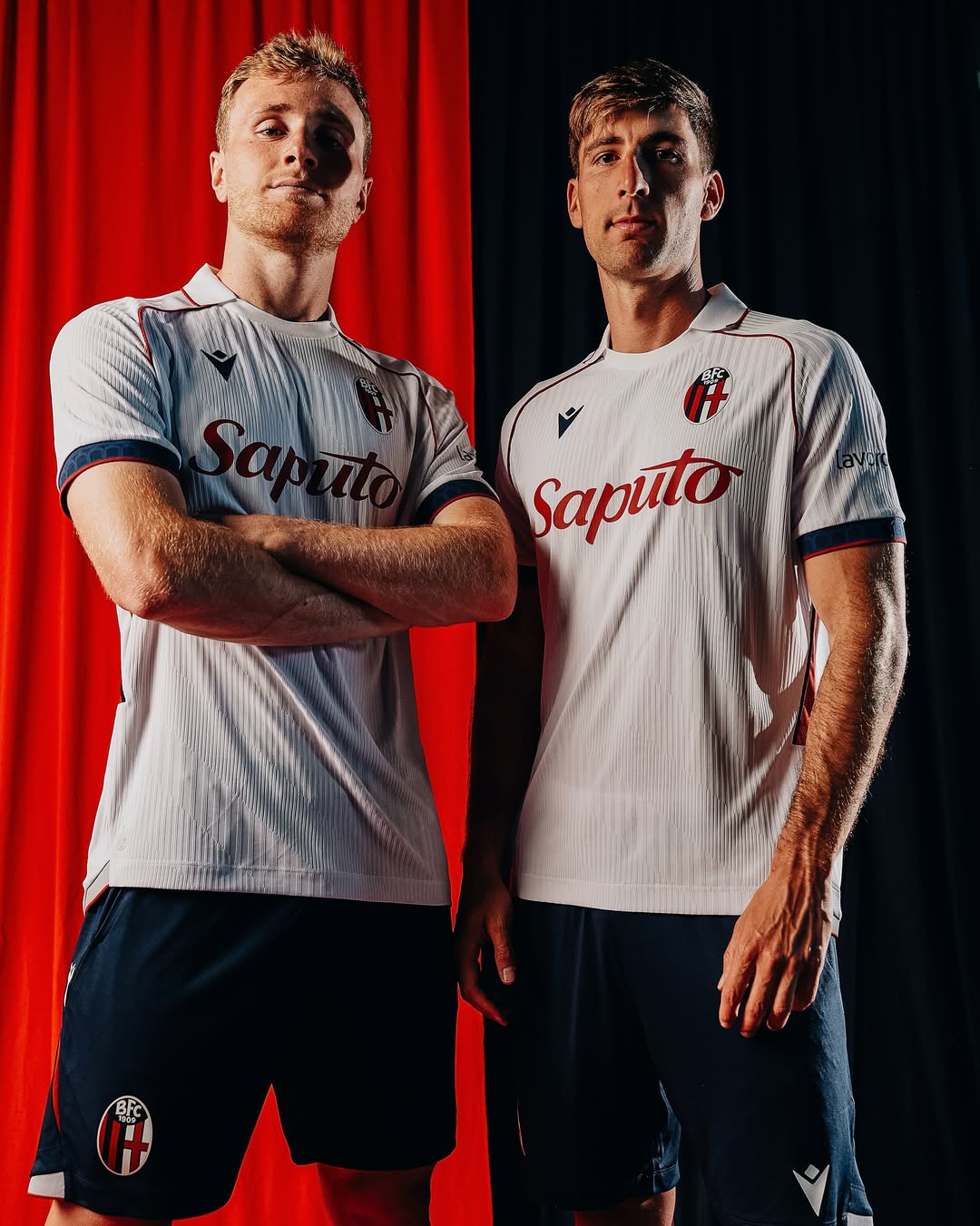 Camisa reserva do Bologna 2026-2027 Macron