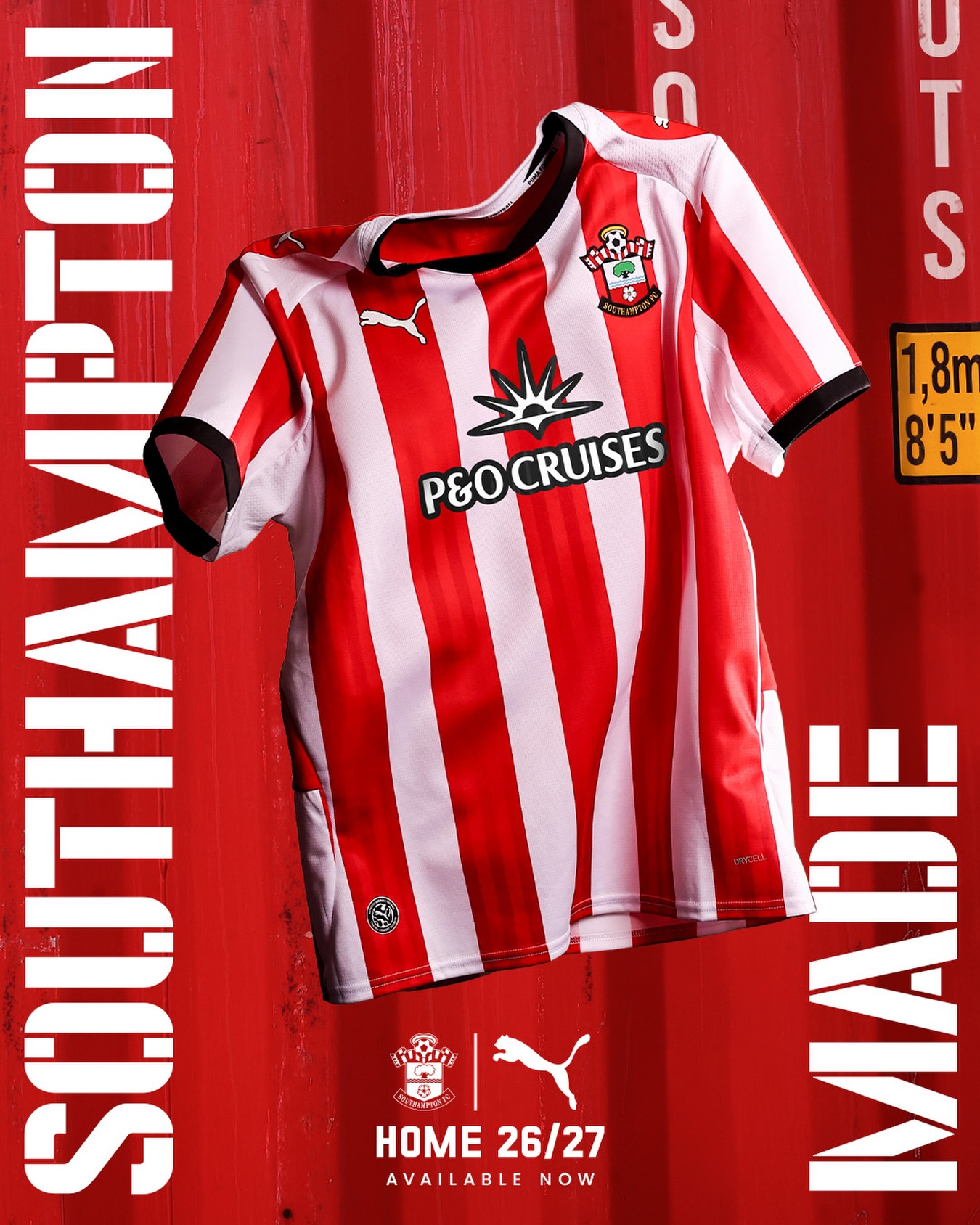 Camisa titular do Southampton 2026-2027 Puma
