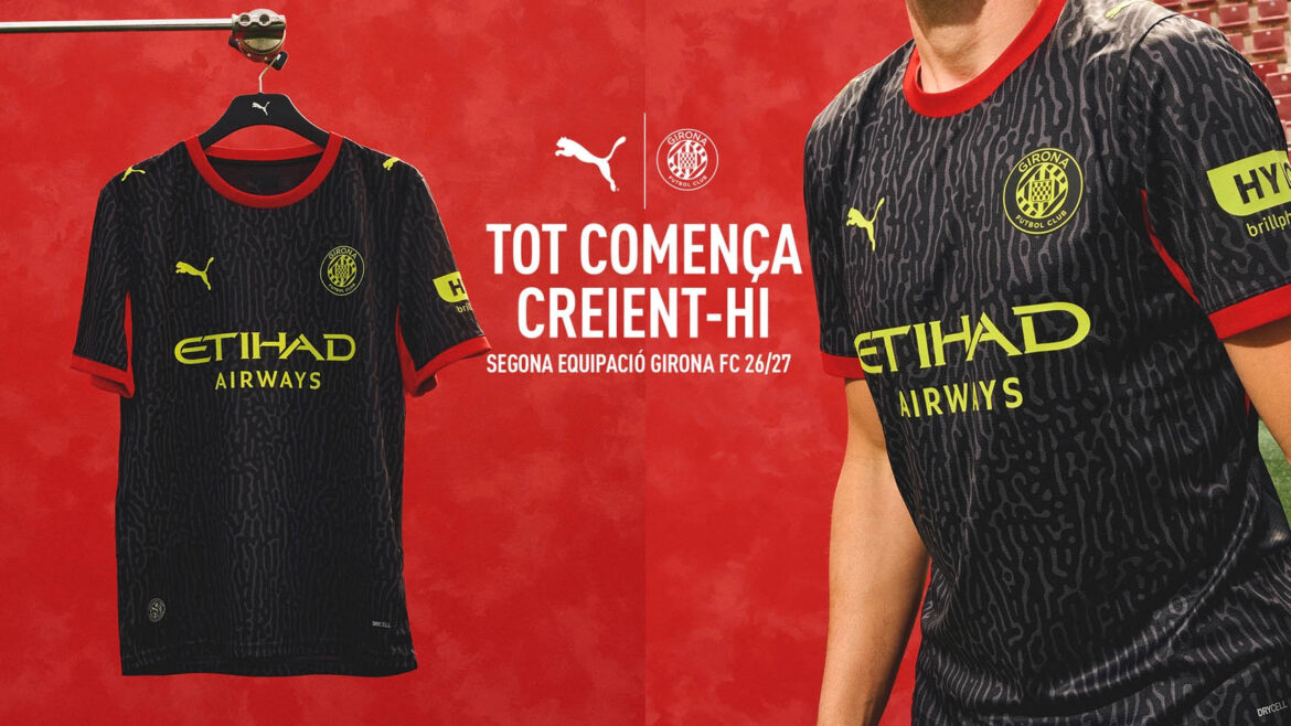 Camisa reserva do Girona FC 2026-2027 PUMA kit 1