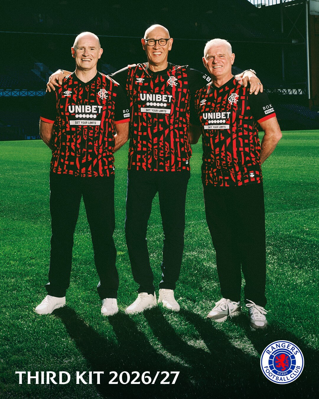 Terceira camisa do Rangers FC 2026-2027 Umbro