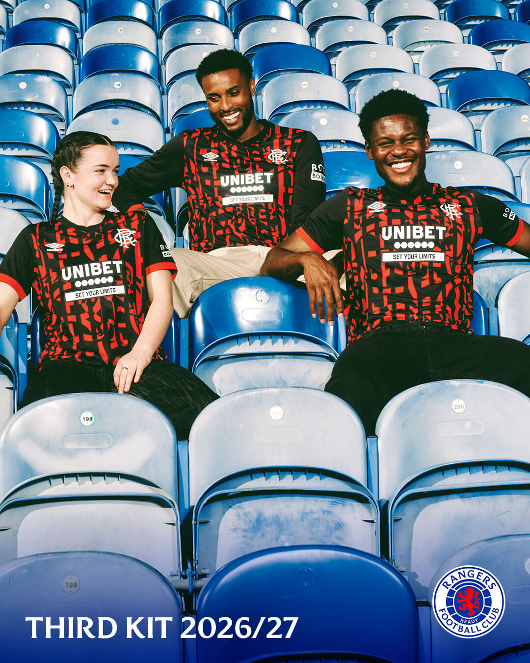 Terceira camisa do Rangers FC 2026-2027 Umbro