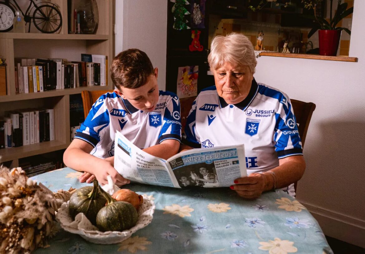 Camisa titular do Auxerre 2026-2027 Macron