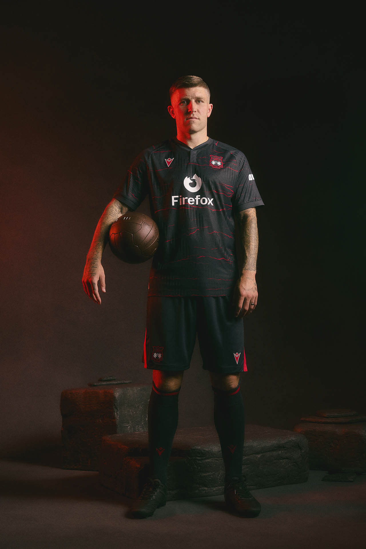 Camisa reserva do Wrexham 2026-2027 Macron