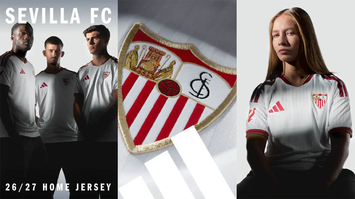 Camisa titular do Sevilla 2026-2027 adidas