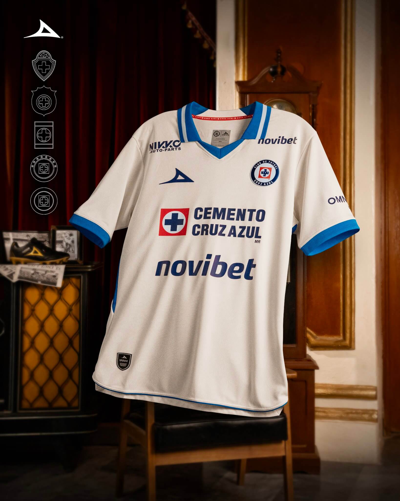 Camisas do Cruz Azul 2026-2027 Pirma Away