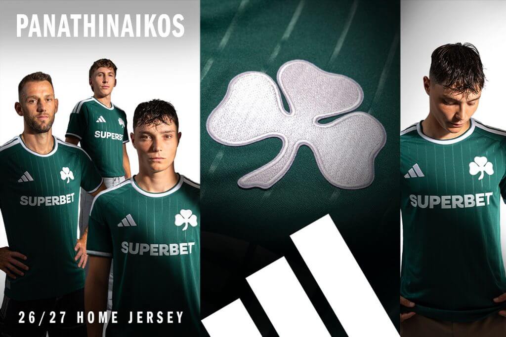 camisas do panathinaikos 2026-2027 adidas