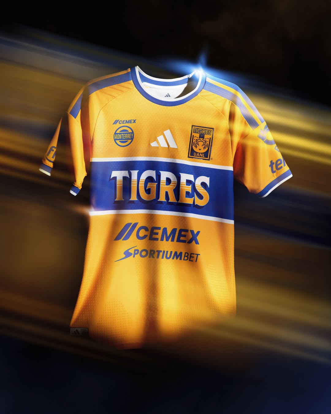 Camisa titular do Tigres 2026-2027 adidas
