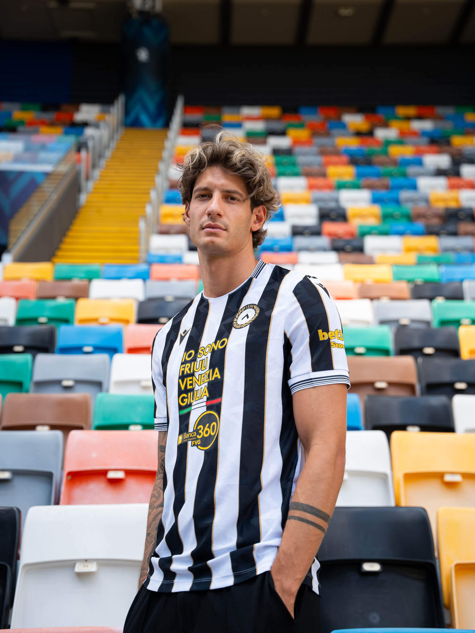 Camisa titular da Udinese 2026-2027 Macron