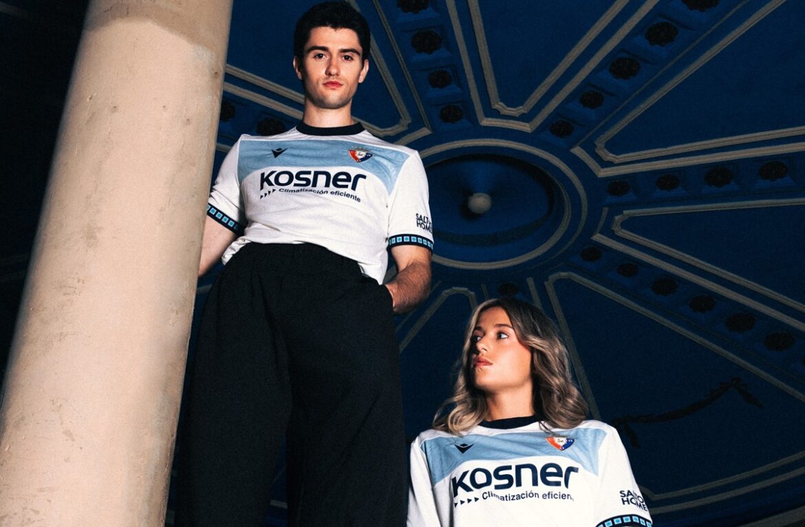 camisa reserva do osasuna 2026-2027 macron