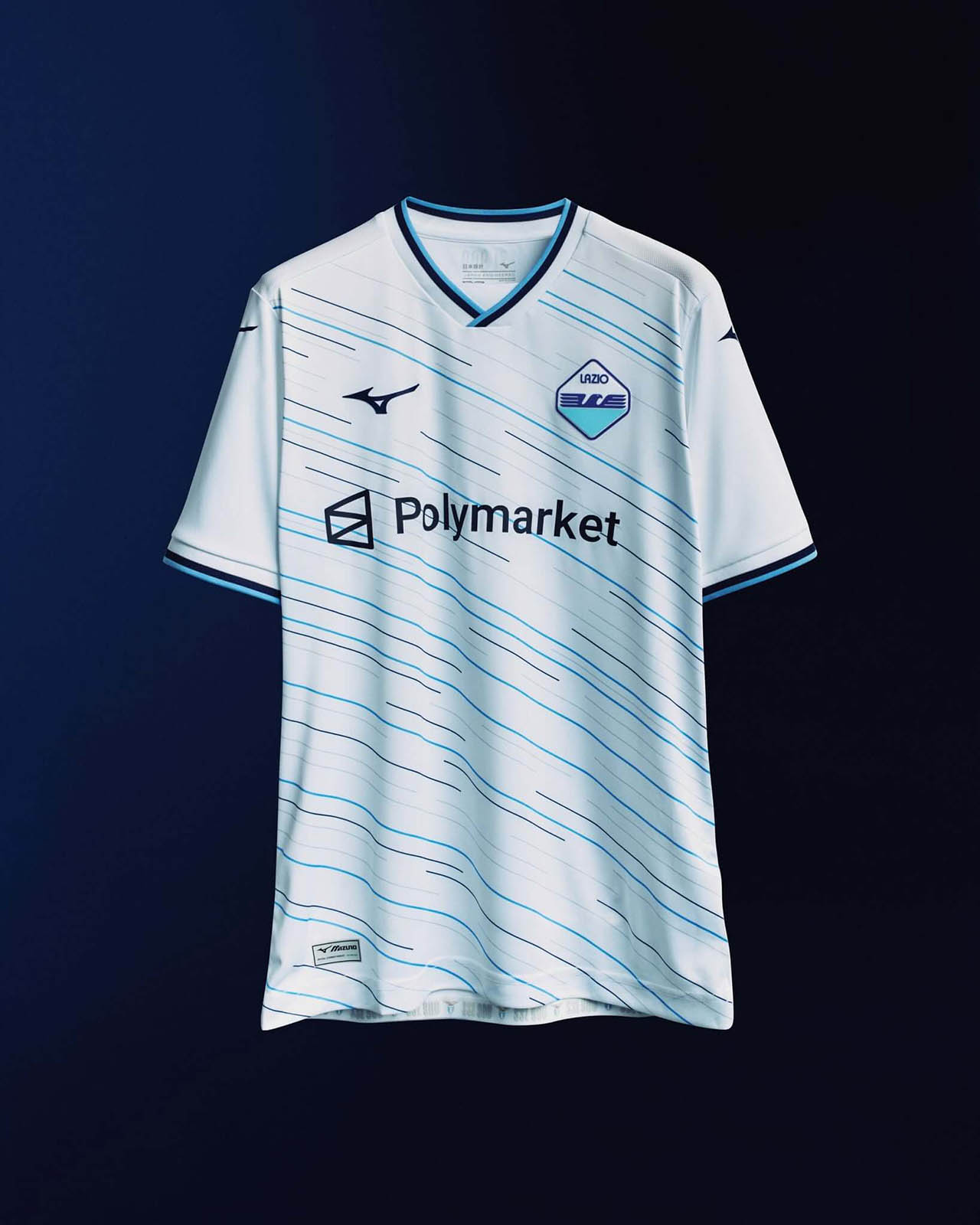 Camisa reserva da Lazio 2026-2027 Mizuno