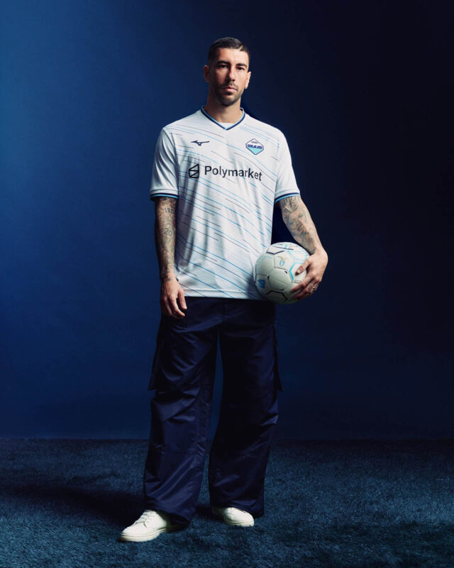 Camisa reserva da Lazio 2026-2027 Mizuno kit