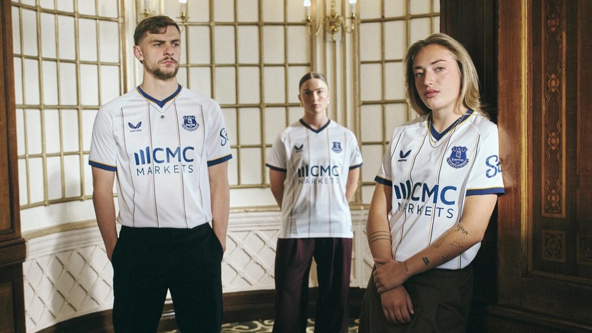 camisa reserva do Everton 2026-2027 Castore