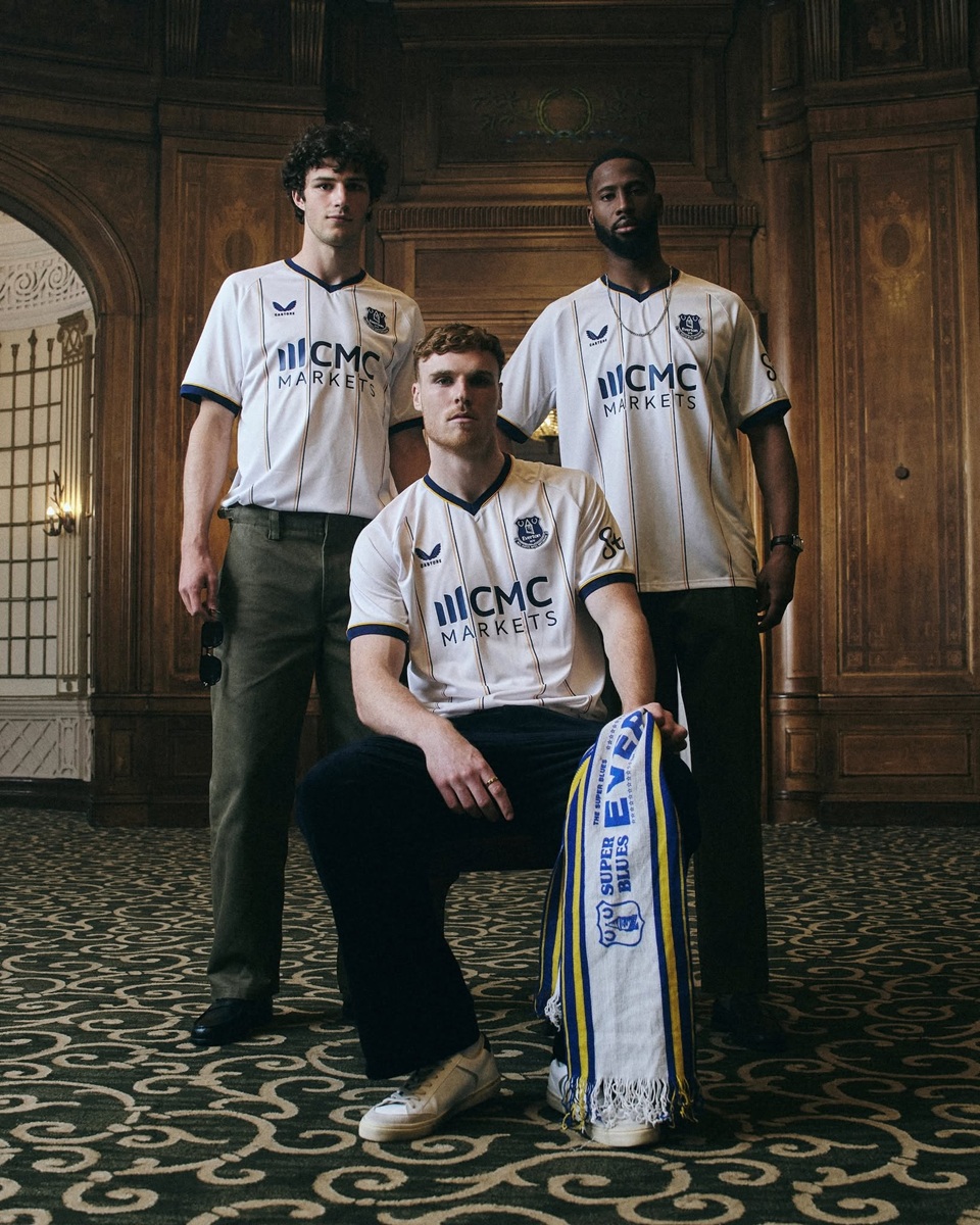 camisa reserva do Everton 2026-2027 Castore
