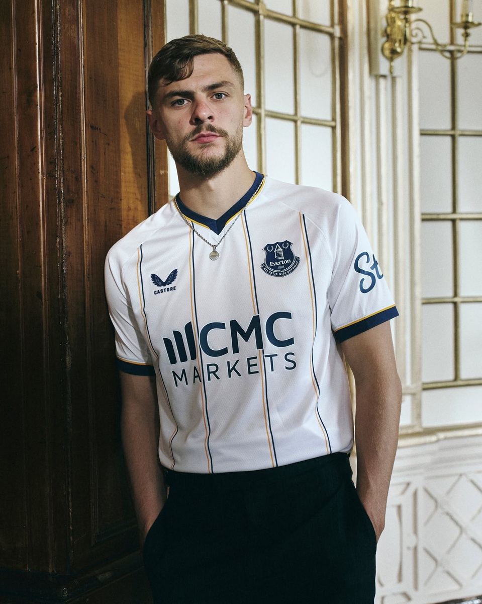 camisa reserva do Everton 2026-2027 Castore