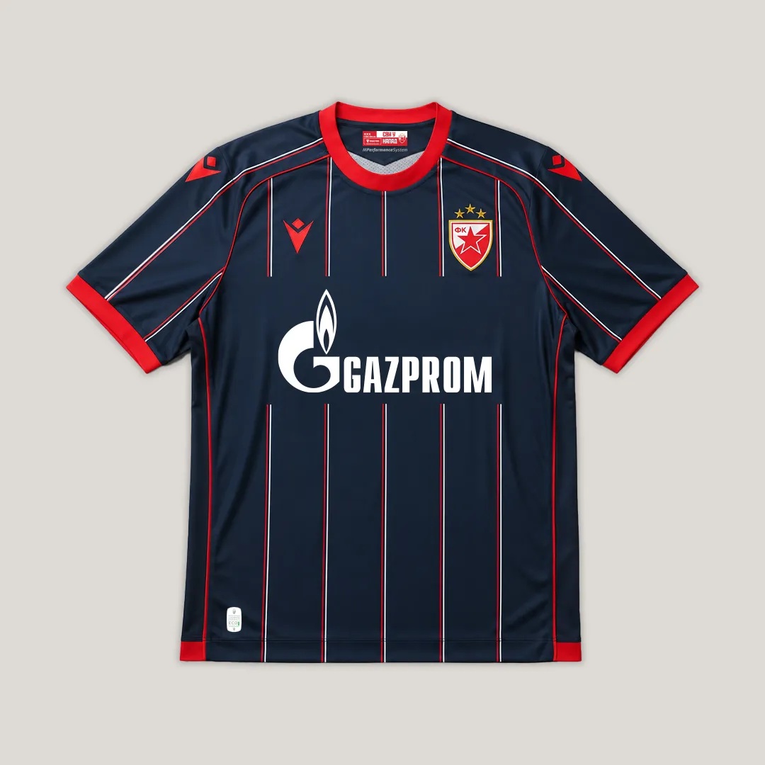 Camisa reserva Estrela Vermelha 2026-2027 Macron
