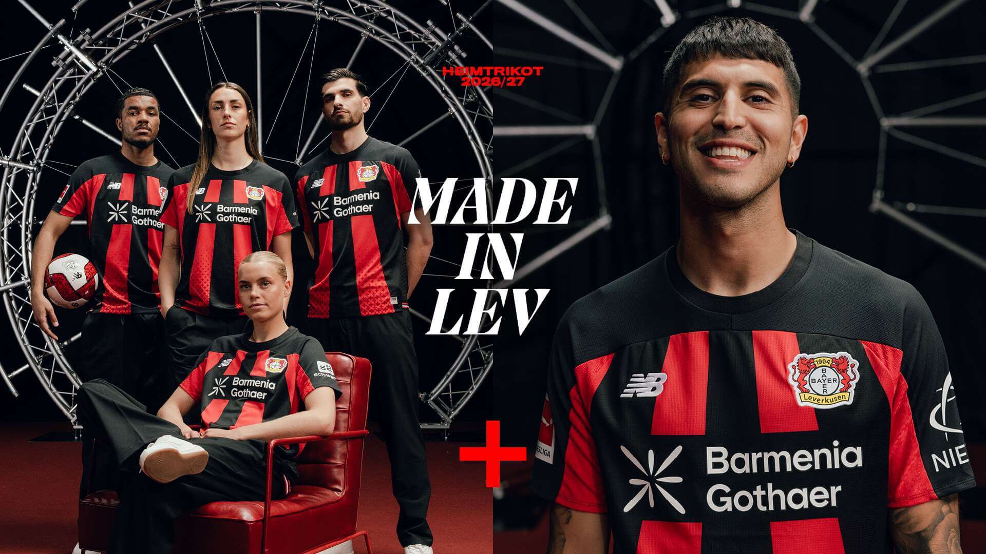 Bayer Leverkusen e New Balance revelam nova camisa titular 2026