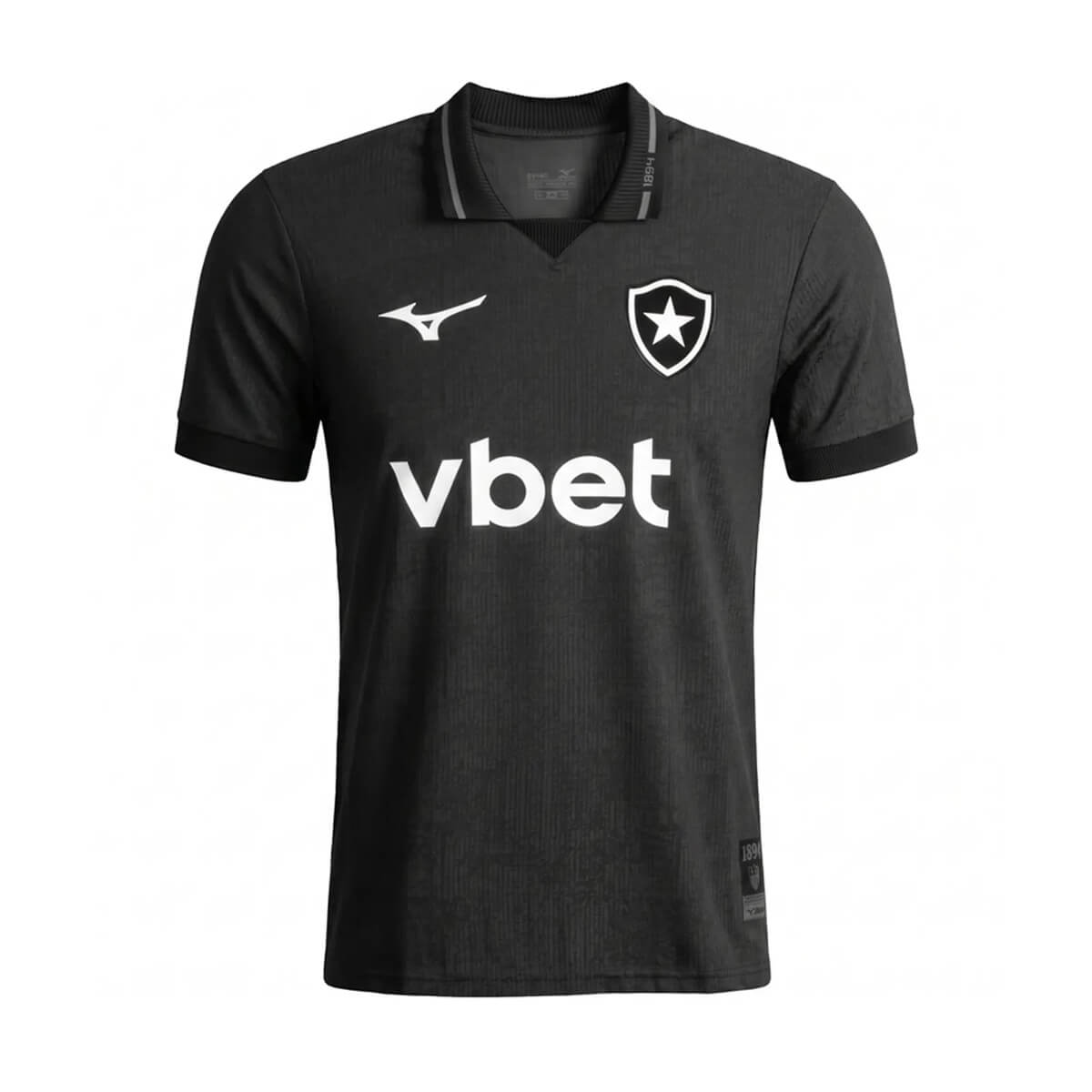 Camisa preta botafogo 2026-2027 mizuno
