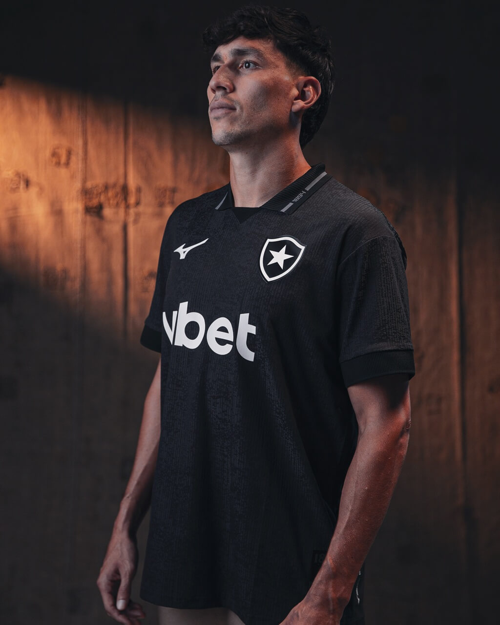 Camisa preta botafogo 2026-2027 mizuno