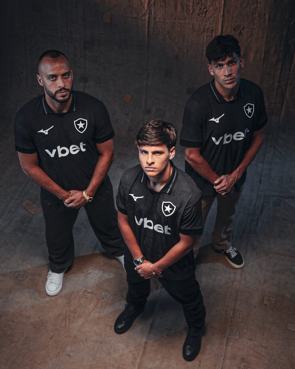 Camisa preta botafogo 2026-2027 mizuno