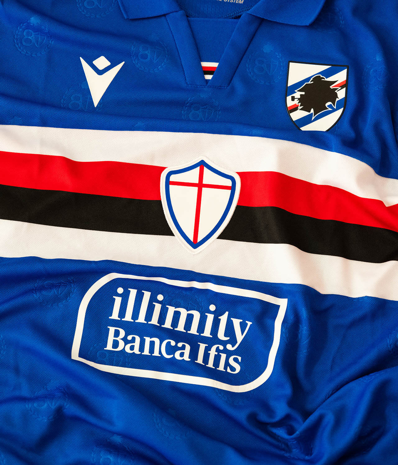 Camisa titular da Sampdoria 2026-2027 Macron