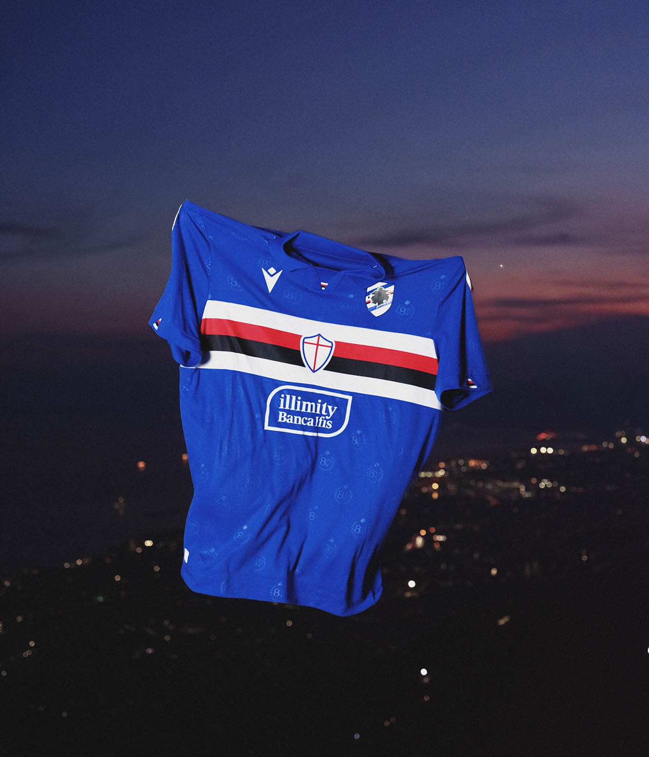 Camisa titular da Sampdoria 2026-2027 Macron
