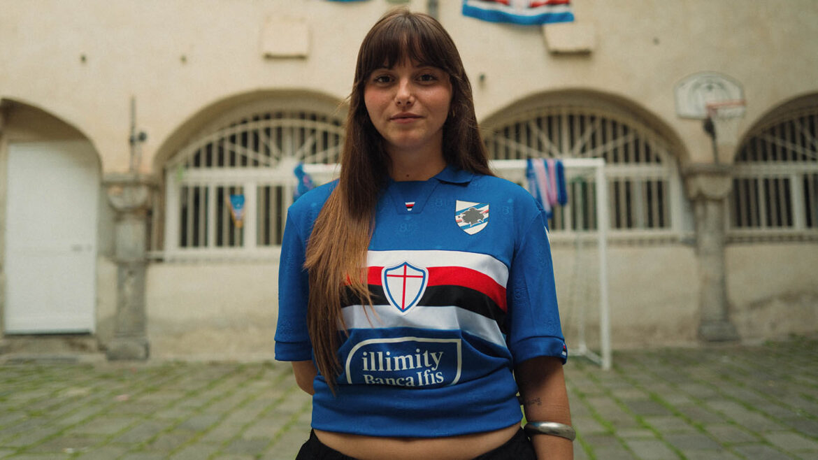 Camisa titular da Sampdoria 2026-2027 Macron