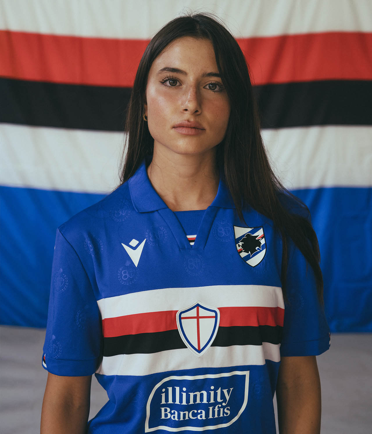 Camisa titular da Sampdoria 2026-2027 Macron