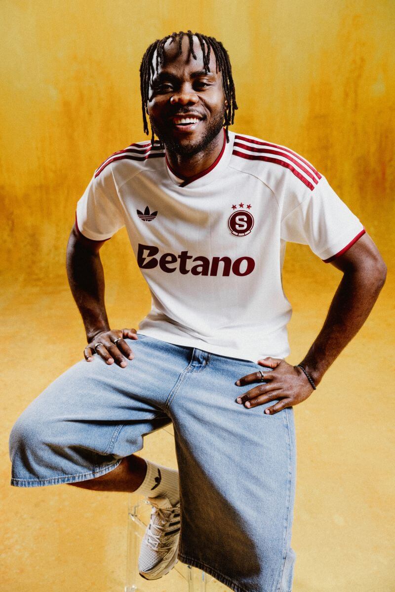 Camisa reserva do Sparta Praga 2026-2027 adidas