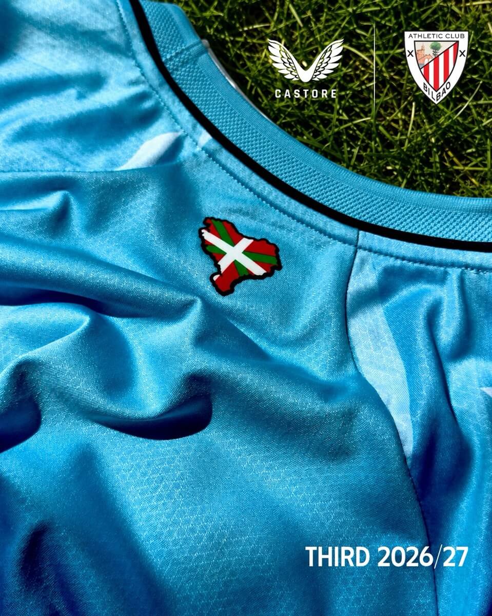 Terceira camisa do Athletic Bilbao 2026-2027 Castore