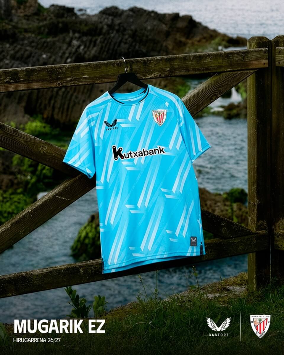 Terceira camisa do Athletic Bilbao 2026-2027 Castore